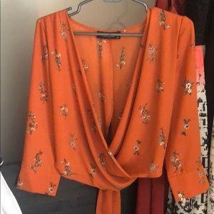 Boutique crop blouse